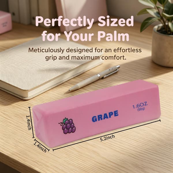 Smör Squishy-Mjuk PU-skum Långsamt stigande stressavlastningsleksak, 1 st Grape Pattern
