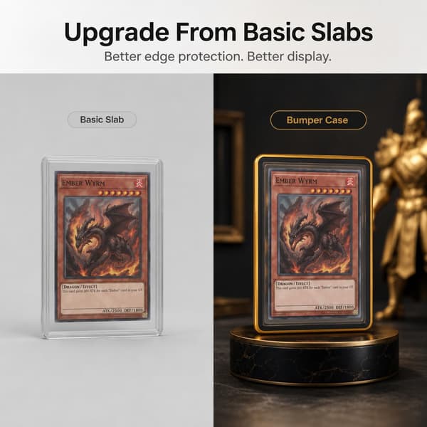 SUGGLESAFE PSA Slab Case, Magnetiskt 9-punktslås Display Protector, Guld Gold
