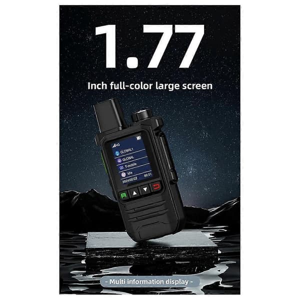 Global Intercom POC Rask Intercom, Ingen Avstandsbegrensning, PTT 50000 Km Kort, EU-plugg