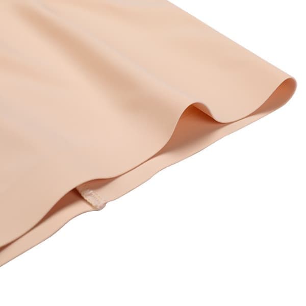 Högmidjade långa trosor för kvinnor, beige, storlek S beige S