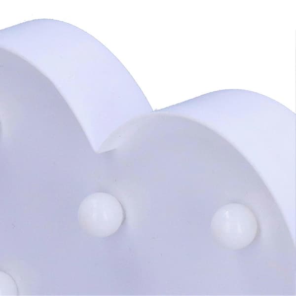 LED hjerteformet lys 6LED-brikke lite nattlys for bryllup bursdagsfest stue ferier