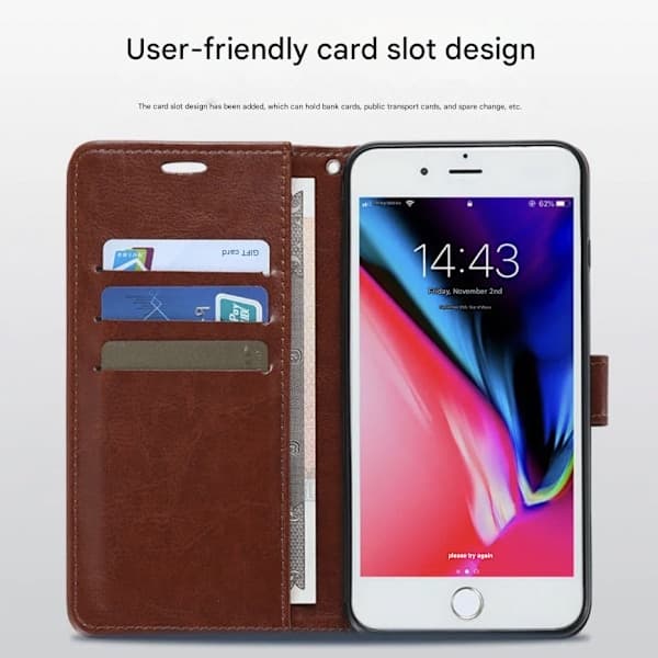 iPhone 11 - Pung Etui - Vælg din farve! Sort Sort Sort Black