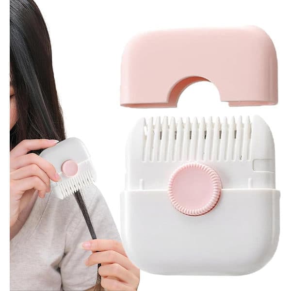 Split Ends Trimmer Split Ends Remover 2-i-1 Hårklipper Hårtrimmer Klipper Remover Stylingverktøy for og Kvinner Mini Rosa