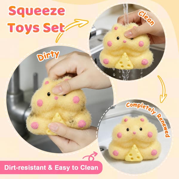 22 STK Taba Squishy Legetøjssæt, Kattepoter Squishy Pakke til Stresslindring
