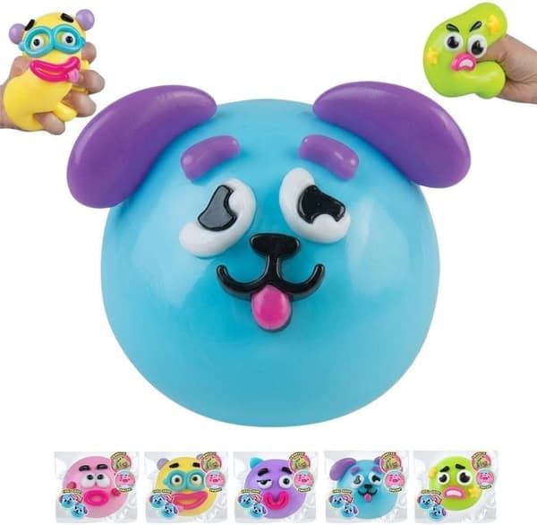 Smushers Squishy - Curiosities Smushers Hundefjes Squishy Blå Blue