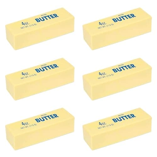 6 stk. Smør Squishies Fidget, Superbløde Smørformede Langsomt Stigende Klemmer, Stresslindrende Angstafslappende Squishies, Ideel til Fødselsdag
