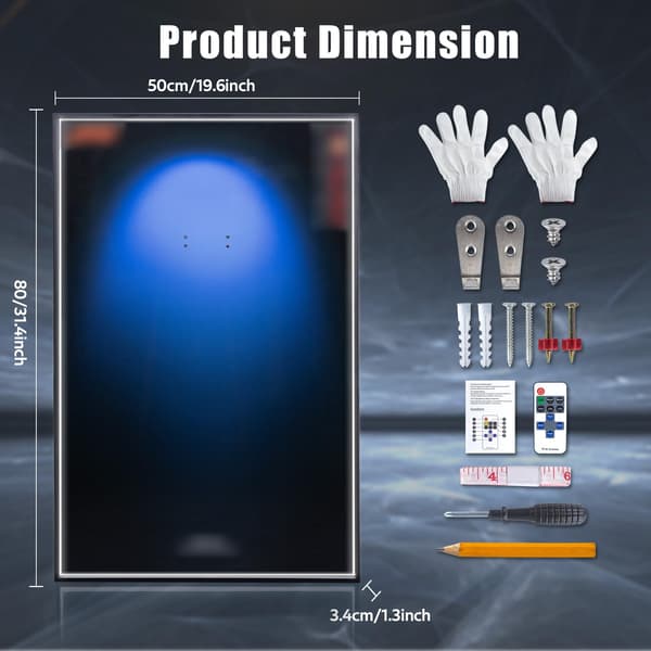 Display Wallboard med LED-lys til Lego Technic 42206 RB20 42206