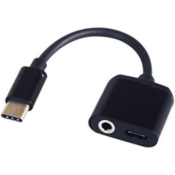 Lydadapter, 3,5 mm-omformer hann til dobbel 2 hunn