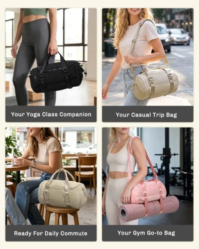 Motion Mini Gymtaske Lille Crossbody Danse Duffle Bag 13L Sort Black