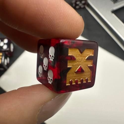 Dødningehoved Sorte Terninger Sæt 20 Stk 16mm til RPG, MTG, Rollespil Kortspil, Harpiks Spis Verden Terninger, Sort Dødningehoved Design til Voksne Kampe Skull Head