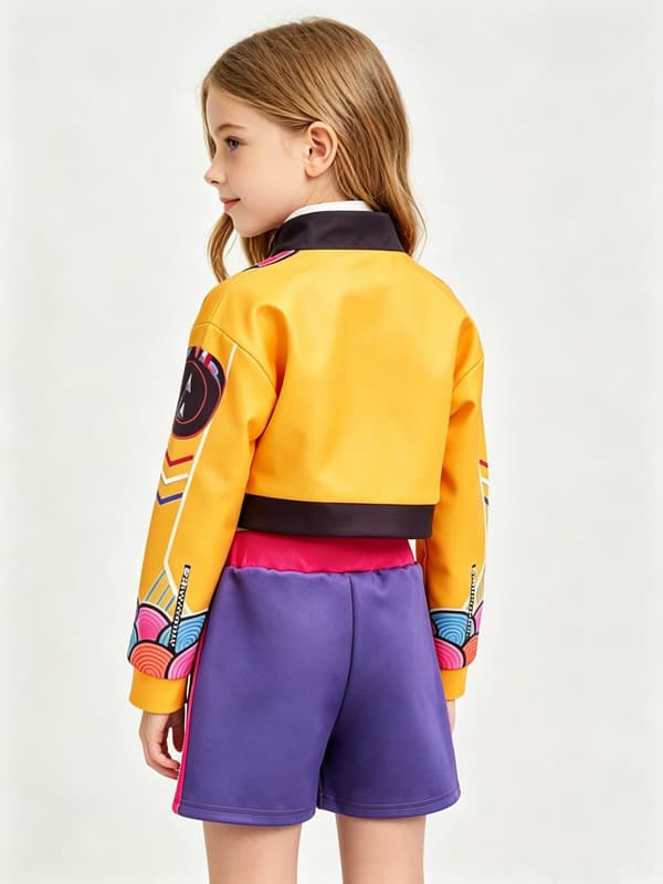 Pigerollelegkostume, 3 dele kostume til børn Halloween 9-10yeas