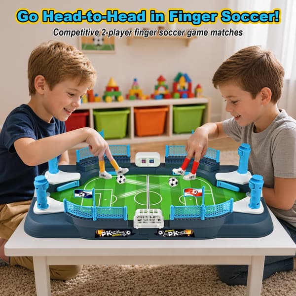 Mini bordfodboldspil til børn, fodboldbrætspil legetøj til drenge i alderen 3-12 år