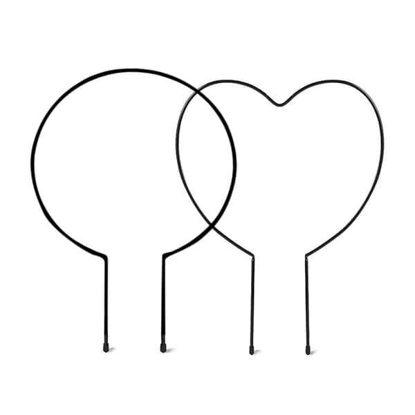 Plantestøtte til haven, klatrestativ til slyngplanter, hjerteformet Heart Heart