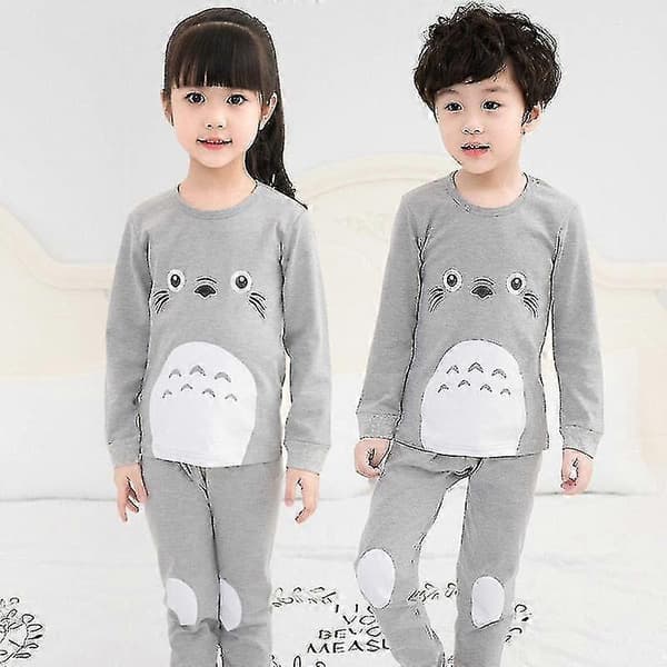 Puuvillaiset taaperon Totoro-pyjamasetit vauvalle Cascade 8-9T (130-140cm)