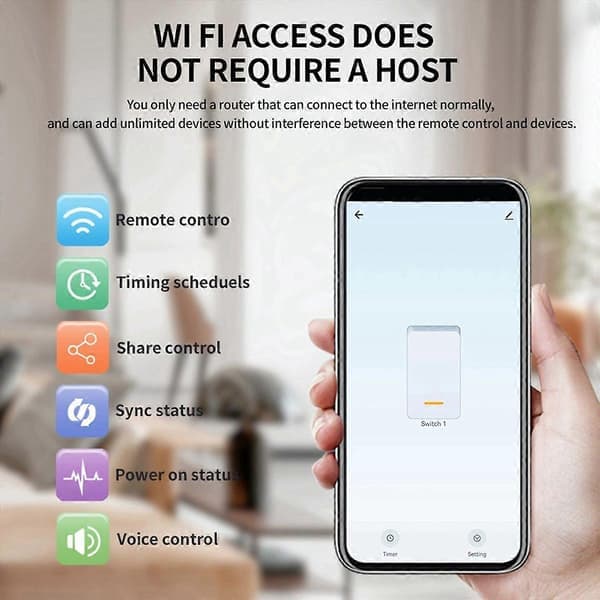 Tuya USB Switch WIFI Controller Timer til USB til hjemmet