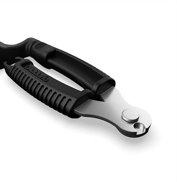 D'Addario Accessories Pro Wind Gitarrvevare, Avbitare, Stallbensdragare - Multiverktyg för Gitarr - Svart black