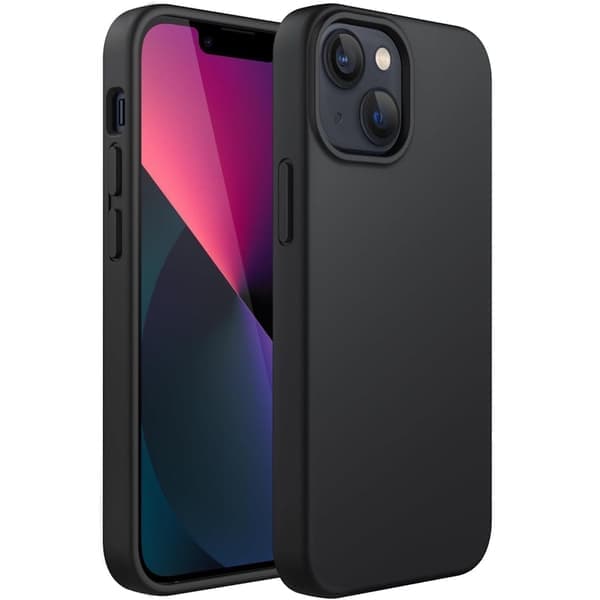 Iphone 13 Matt Svart Silikonskal