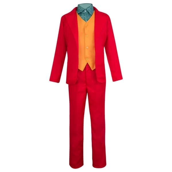 Joker Halloween Cosplay Kostym, Arthur Fleck Joaquin Phoenix Kostym, Storlek M M