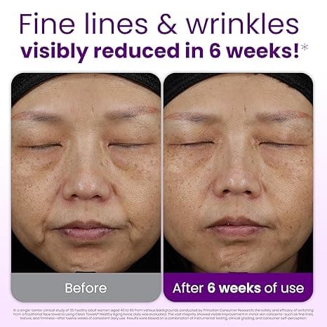 Clean Skin Club Anti-Aging Ansigtsklude XL, Ultrabløde Engangs Ansigtsklude, Makeupfjerner Servietter, 50 Stk.