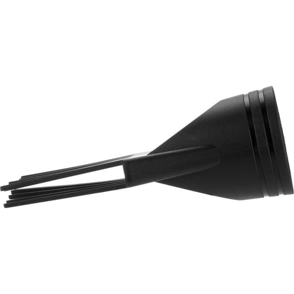 Professionel Universal Hårtørrer Diffuser Luftstrømsbeskyttelseshætteholder Dyse Sort Plast Dobbelt Greb Diameter 4,2-4,5 CM