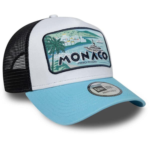 New Era A-Frame Truckerkeps i Mesh - MONACO Franska Rivieran