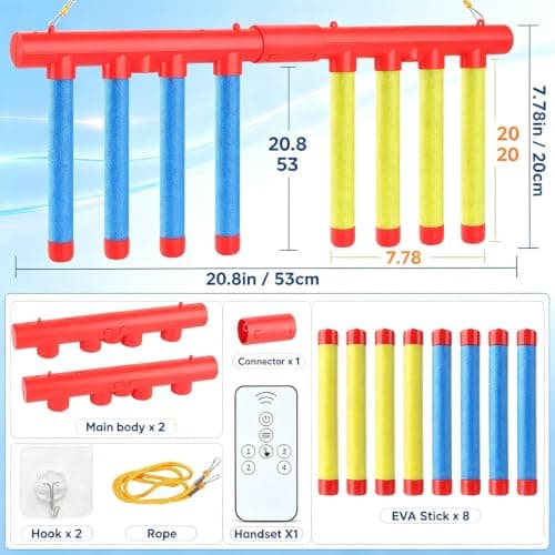 Reflex Drop Sticks Challenge Game med 3 justerbare hastighetsmoduser
