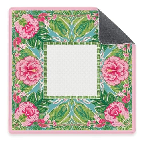 Fnggaak Boho Blomster Mahjongmatte 31.5x31.5 Boho Floral