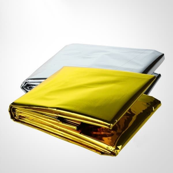 Nödöverlevnadsfilt 160x210cm Termisk Mylar Reflekterande, Guld Gold