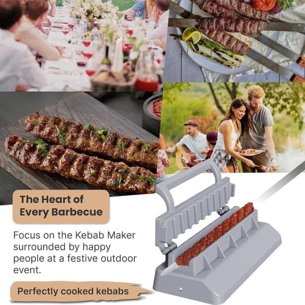 Kebab-grillivarraslaite grillaukseen