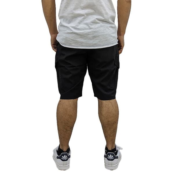 Camel Active Herreshorts Hurtigtørrende Polyester Stretch Cargo Sommer Strandbukser Black 2XL