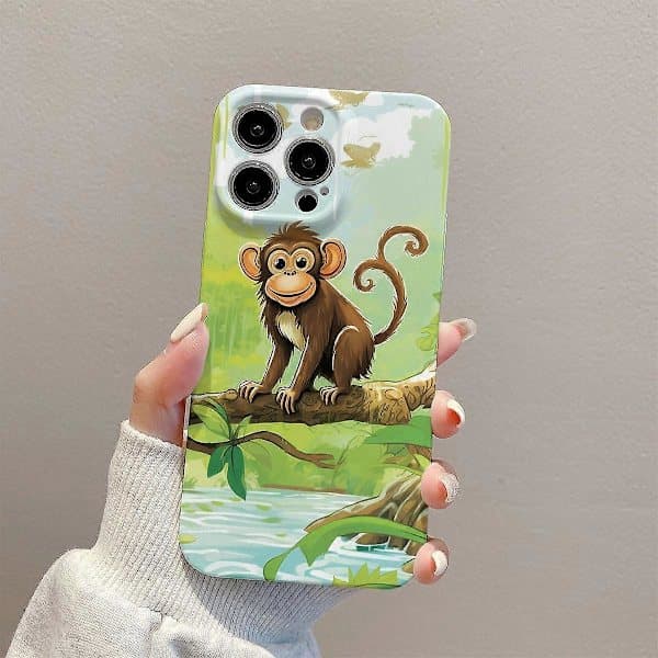 För iPhone 15 Pro Max Mönsterdesign PC-telefonfodral Grossist Telefonbaksida