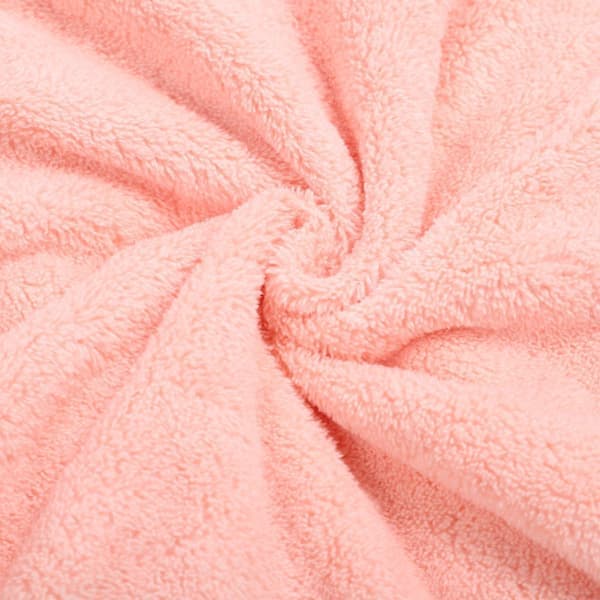 Badekåbe Koralfleece Tyk Blød Vandabsorberende Varm Bælte Design Par Badekåbe til Hjem Hotel Pink