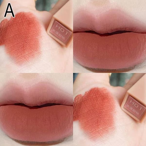 Fløjl Læbestift Lip Gloss Langvarig Læbeglans Fløjl Mat Læbestift Fuld Blød Let J9y0 H06# one-size H06# one-size