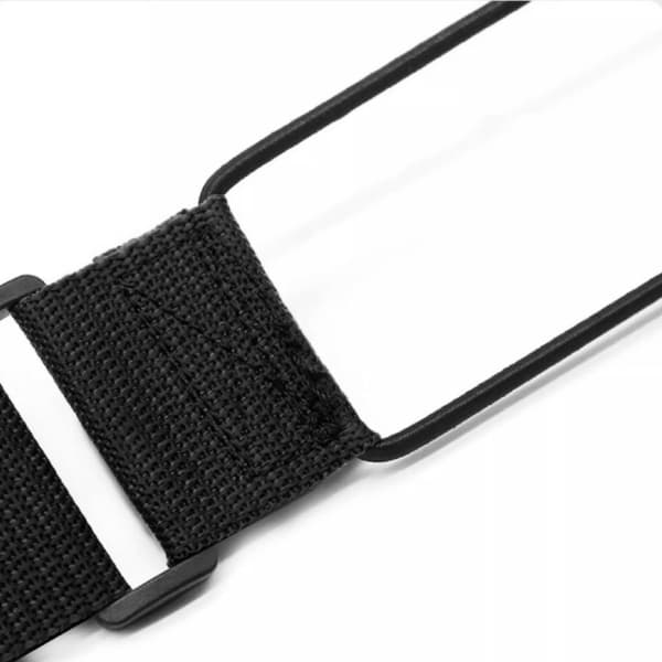 2 stk justerbare bagasjestropper for kofferter, sikkert reisebelte 2Pcs Black