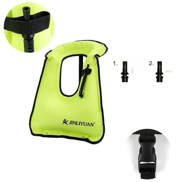 Redningsvest til snorkling, orange orange