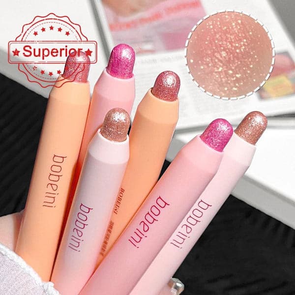 Glittrande Glitter Ögonskuggsstift Långvarig Ögonmakeup Z9u0 Rosa 1st pink 1pcs