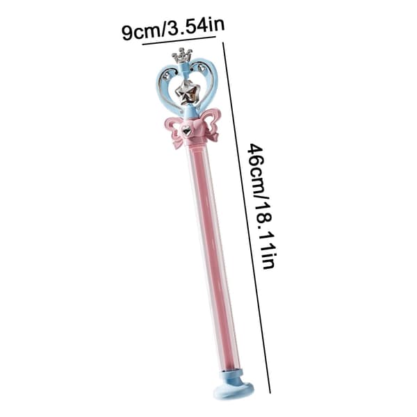 Vannsprutere for barn, tryllestavdesign, vannsprutende badeleke Pink-2