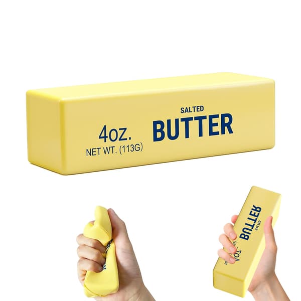 Smör Squishy, Klämleksaker, Squishy Smör, Realistisk Smörsticka Mjuka Klämleksaker (Smör-1ST) Butter-1pcs