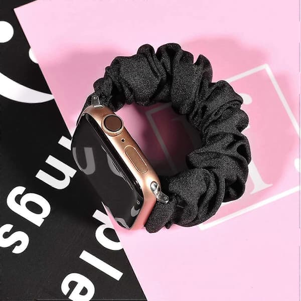 3-pack kompatibla scrunchie-armband för Apple Watch 42 mm