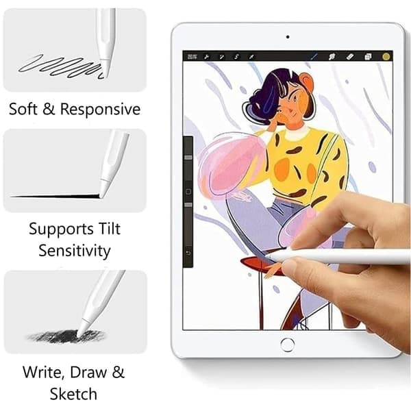 Udskiftningsspids til Apple Pencil 1/2 Gen - 4 stk. spidser til Apple Pencils