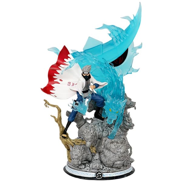 Naruto Kakashi 6:e Hokage-figur Anime Modell Skrivbordssamling