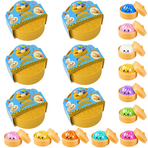 4 STK Squishy Legetøj i Bulk til Voksne, Tilfældige 4 Farver, Mini (5,6 cm) Stressbolde til Voksne, Squishy Klemme Aflastningsbolde i Bulk Fidget Legetøj, Jul Multicolor 09