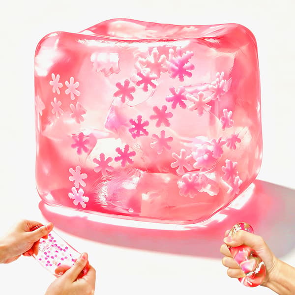 2 st stressbollar för vuxna, stresskub fidgetleksaker, klämleksaker 2pcs Stress Cube