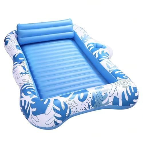 Uppblåsbar solstol för 2 personer Inflatable Pool Float