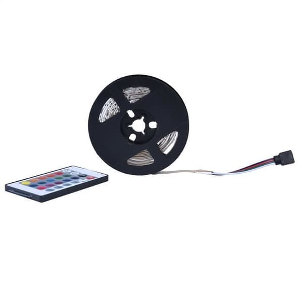 LED-lysbånd, fleksibel LED-lampe til tv-baggrunde, 3M (sort), HEN