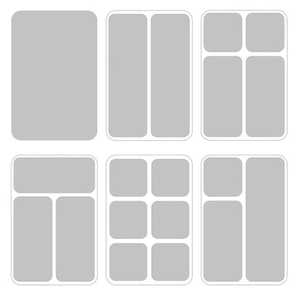 1 stk. Skrivebordsopbevaring Makeup Organizer Boks, S, Størrelse S S S