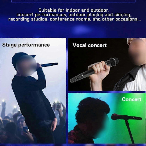Shure BETA58 trådløst mikrofonsystem med E945 studiemikrofon, 550-574MHz frekvens
