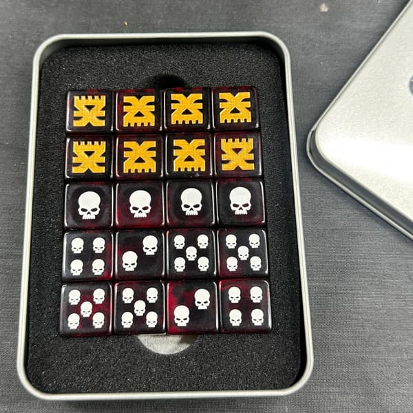 Dødningehoved Sorte Terninger Sæt 20 Stk 16mm til RPG, MTG, Rollespil Kortspil, Harpiks Spis Verden Terninger, Sort Dødningehoved Design til Voksne Kampe Skull Head