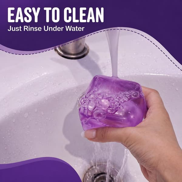 Premium Mega Squeeze Stresskub, Squishy Fidgetleksak, Barn & Vuxna Purple