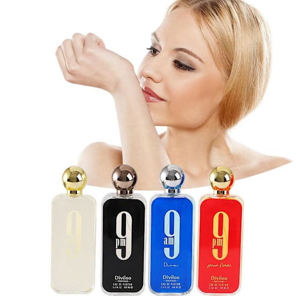 Afnan 21:00 Eau De Parfum 100ml til Mænd Spray - HELT NY I ÆSKE sort 100ml black 100ml